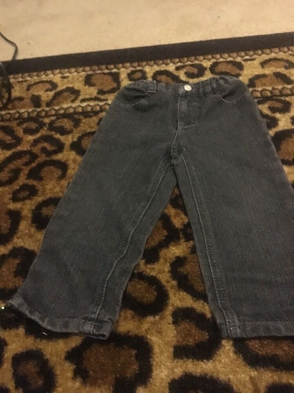 Rocawear Toddler Boys Black Denim Jeans Pockets Casual Size 2T